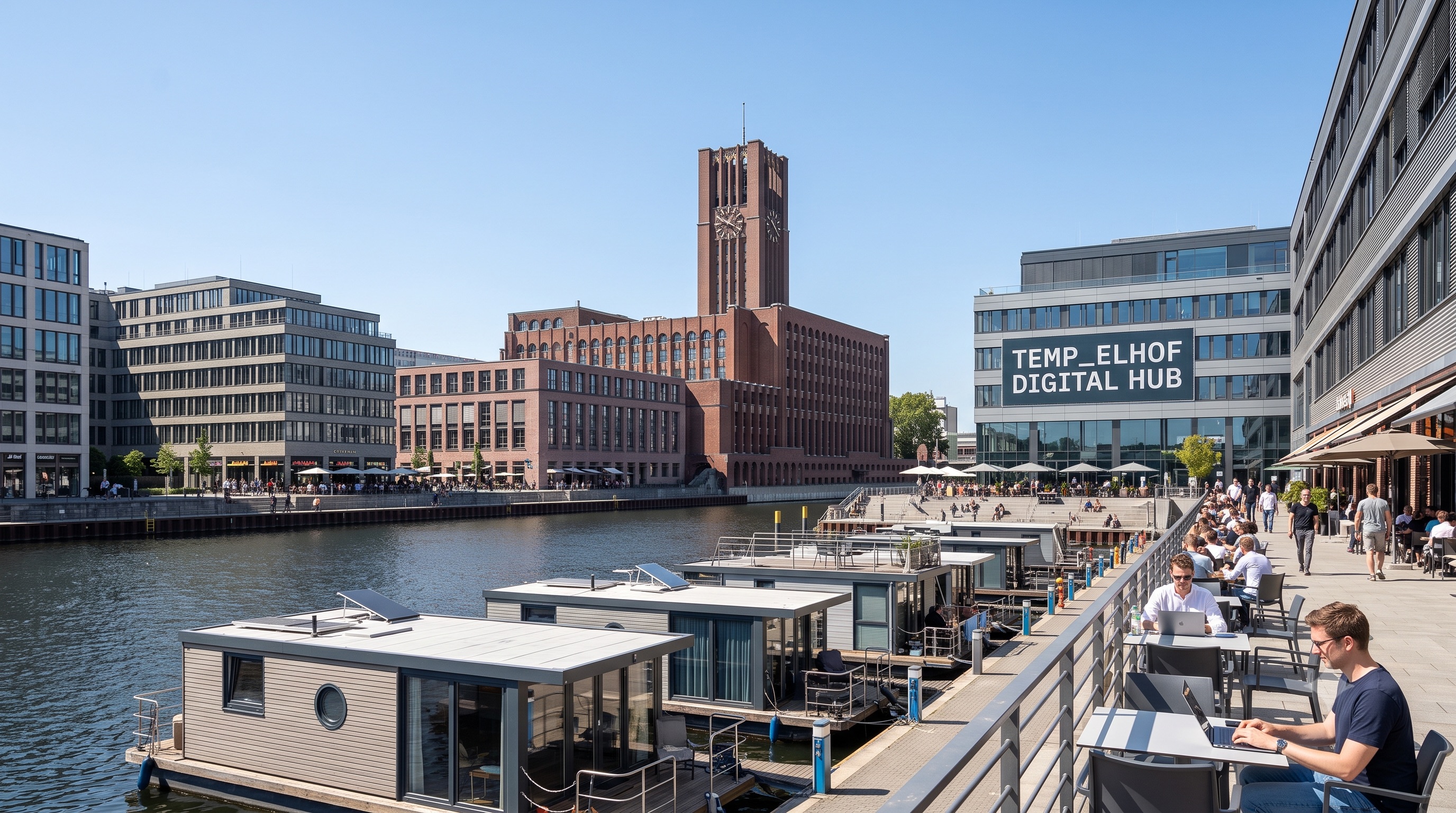 Tempelhofer Hafen – Standort von NNB Neues Netz Berlin